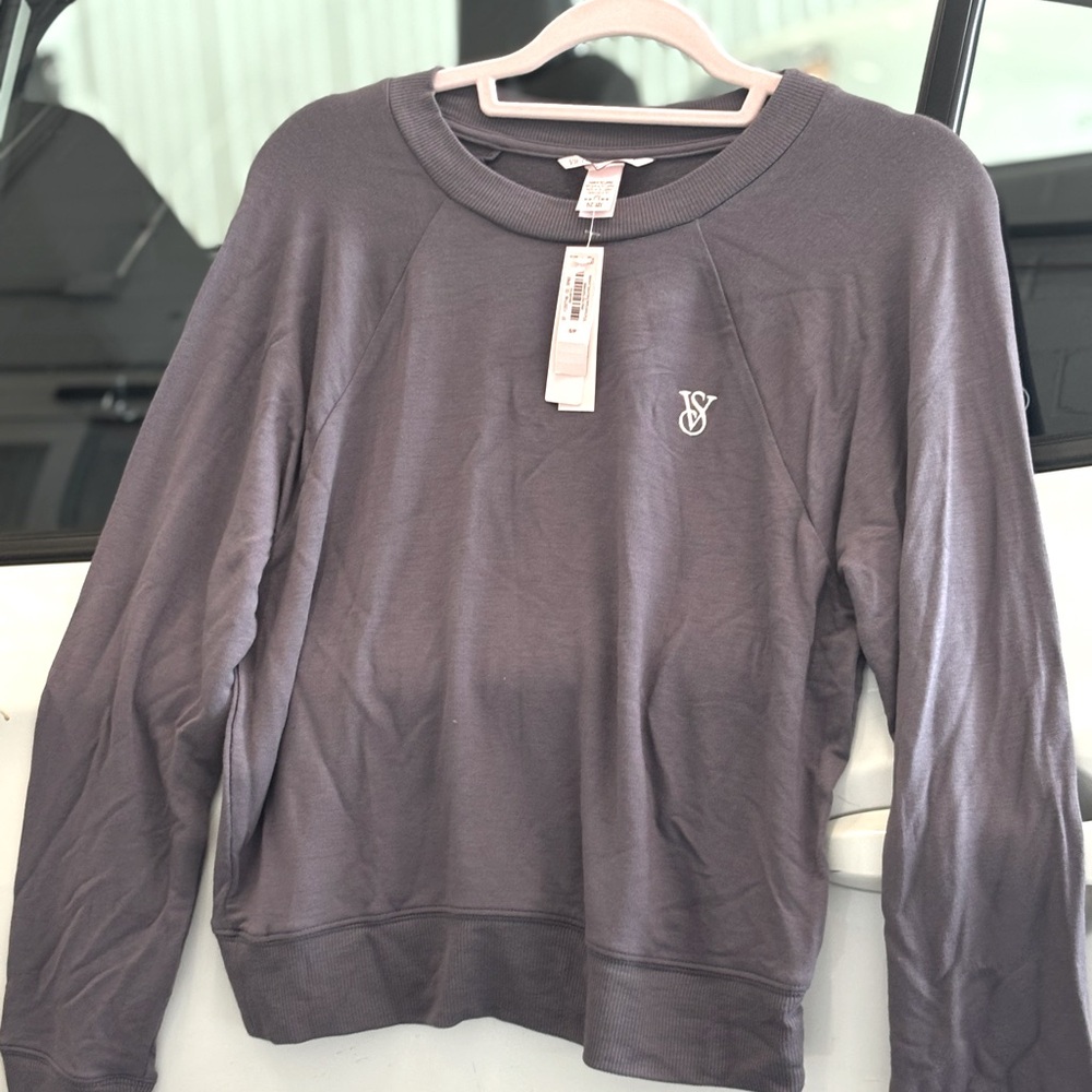 NWT Victoria's Secret Purple Sweatshirt S